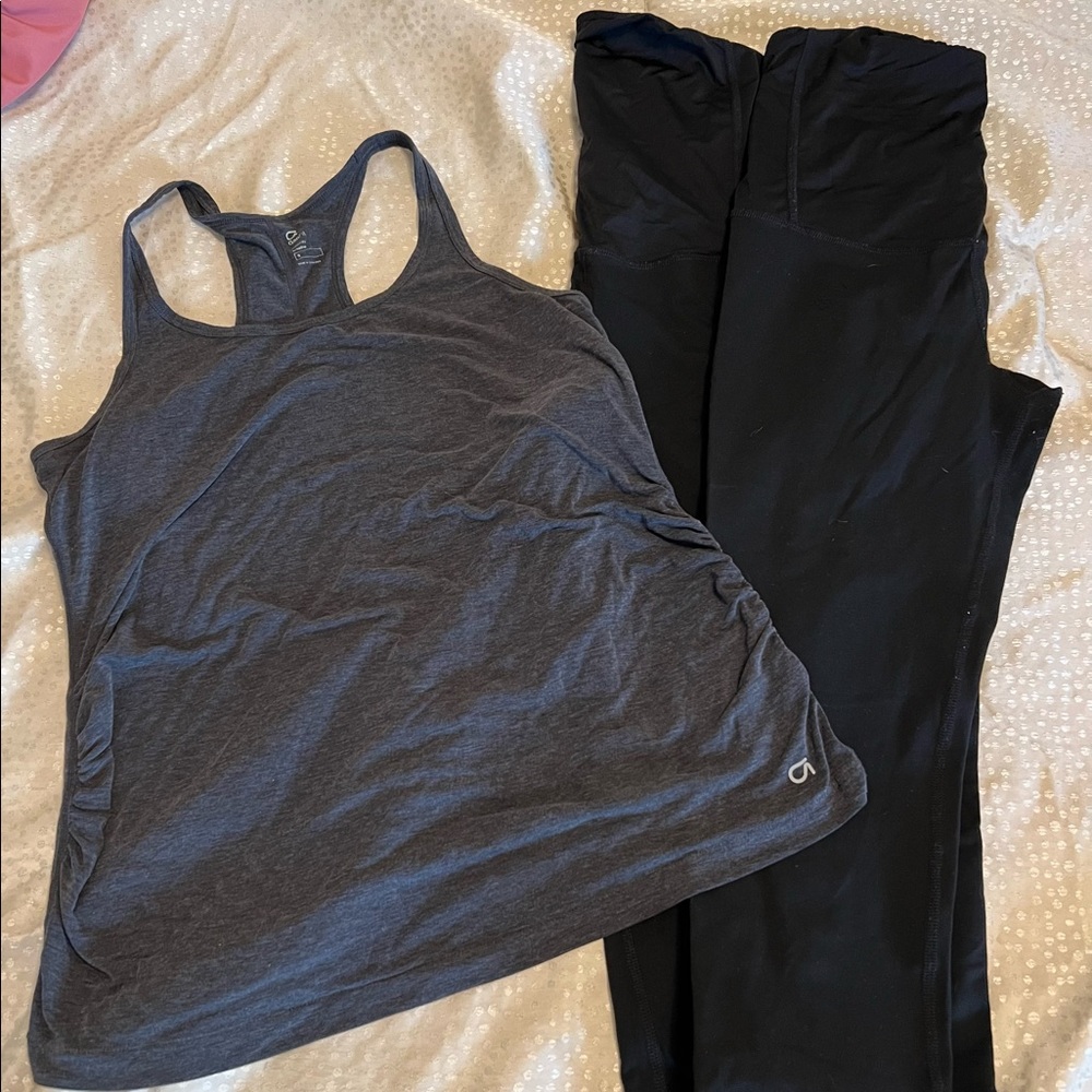 Isabel maternity active leggings, full panel (pair of 2)